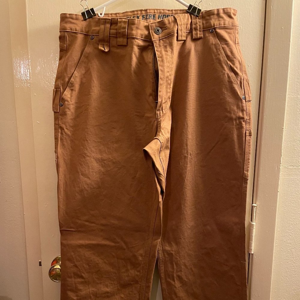 Duluth Trading Co Men's Flex Fire Hose Relaxed Fit Pants 36 x 30 EUC